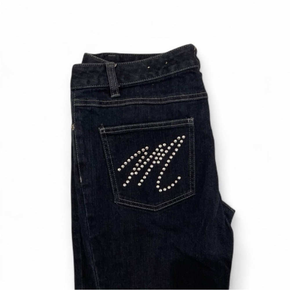 Michael by Michael Kors Women’s dark wash flared Mcbling jeans in size 6